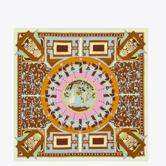 Tory Burch Accessories - T GARDEN OVERSIZED(54"X54") SQUARE SCARF FROM TORY BURCH